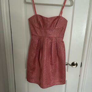 BCBG Pink Cocktail Strapless Dress